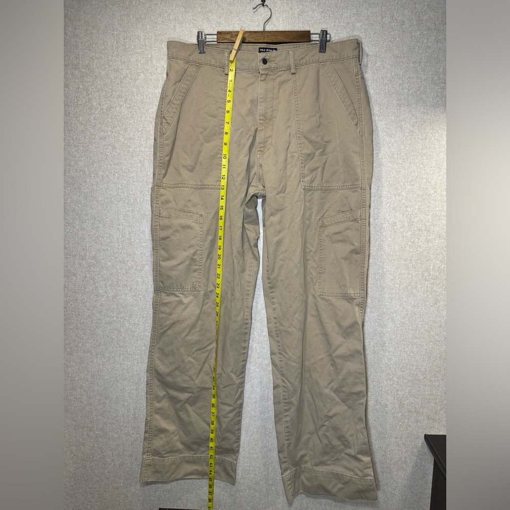 Polo Jeans Co. Ralph Lauren Field Pant Khaki Utility Pants Size 36x34 - Picture 9 of 12